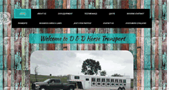 Desktop Screenshot of ddhorsetransport.com