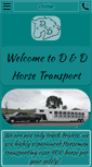 Mobile Screenshot of ddhorsetransport.com